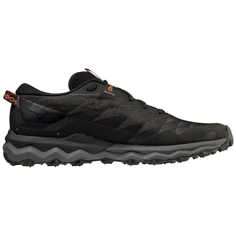 Black Men's Mizuno Wave Daichi 7 GTX Running Shoes | HBU798025