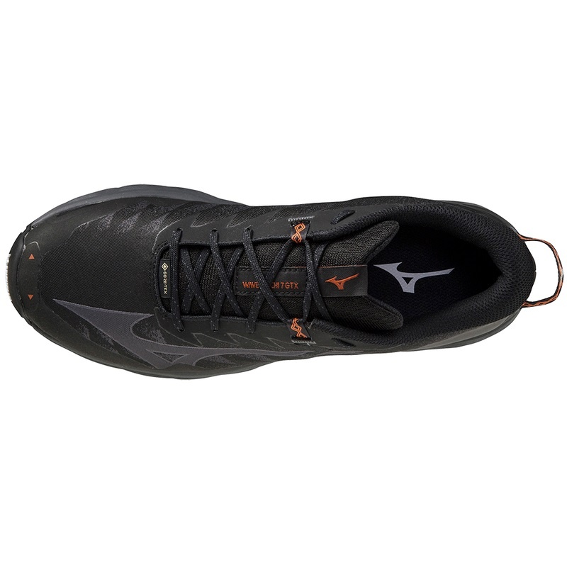 Black Men's Mizuno Wave Daichi 7 GTX Running Shoes | HBU798025