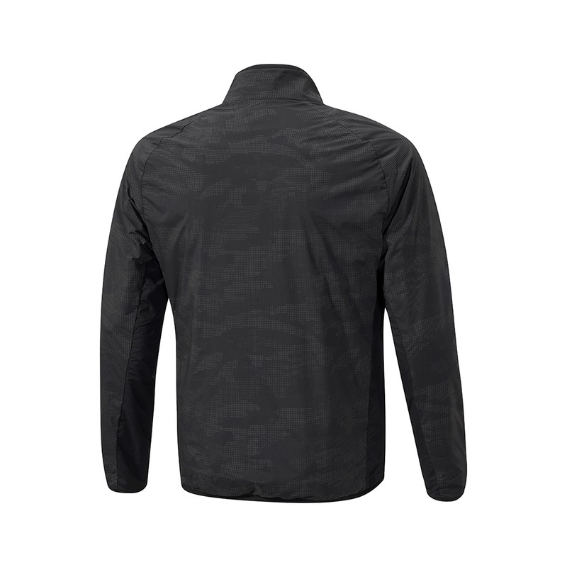 Black Men's Mizuno Winter Stretch 1/4 Zip Tops | HKX189236