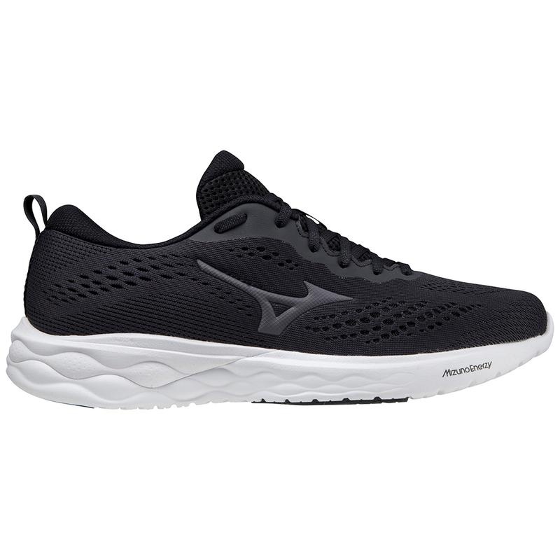 Black White Men's Mizuno Wave Revolt 2 Training Shoes | PYT765189