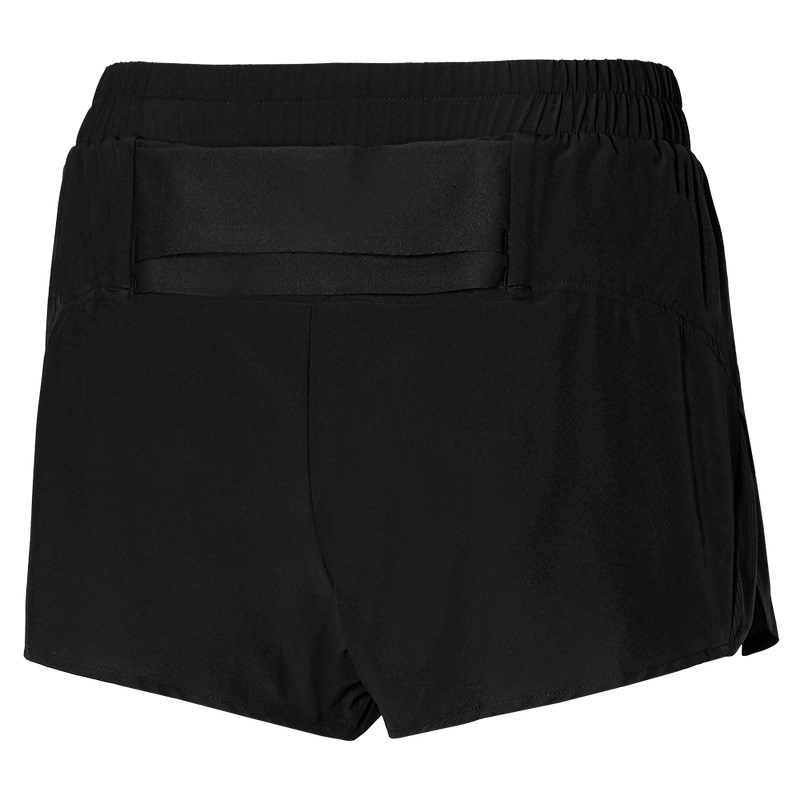 Black Women's Mizuno Aero 2.5 Shorts | HFS132085