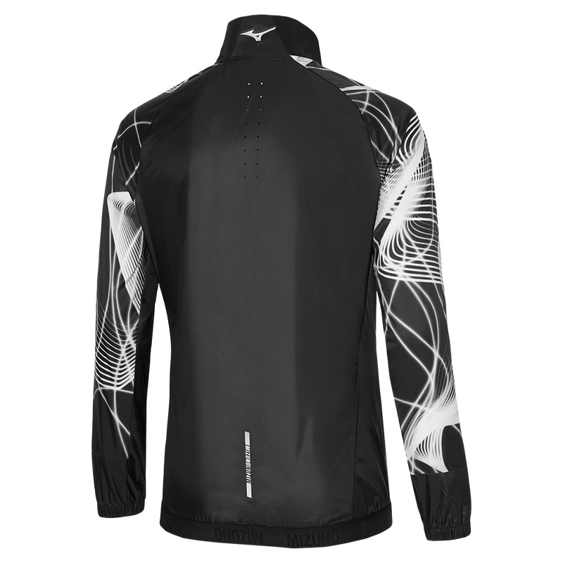 Black Women's Mizuno Aero Jackets | ESA376240