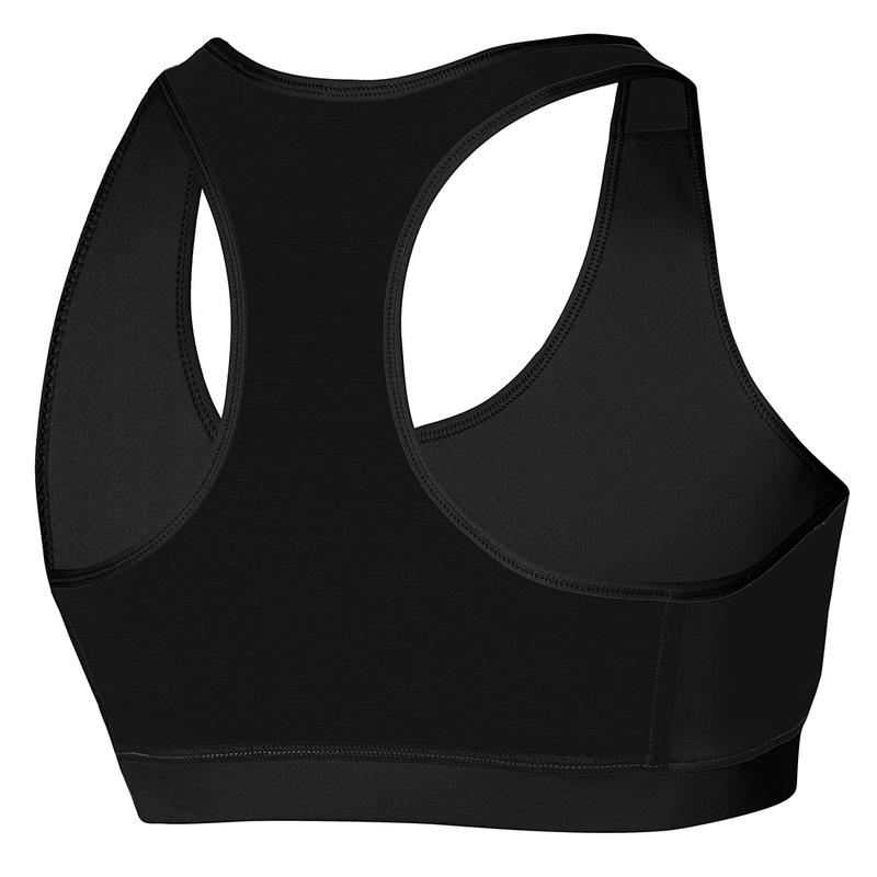 Black Women's Mizuno Alpha Sports Bra | DGQ580719