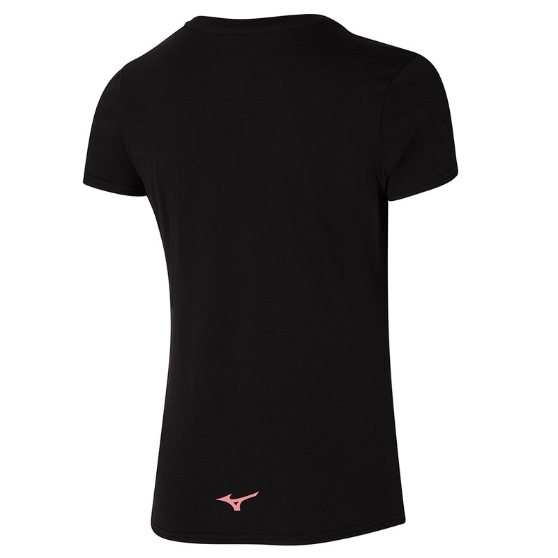 Black Women's Mizuno Athletics RB Tee T Shirts | YEH759812