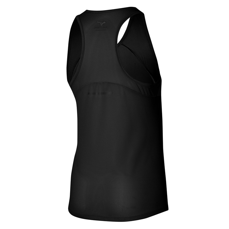 Black Women's Mizuno Dryaeroflow Tanks | PEC275493