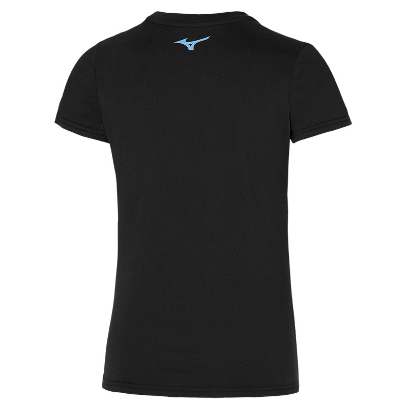 Black Women's Mizuno Graphic Tee T Shirts | GNS521389