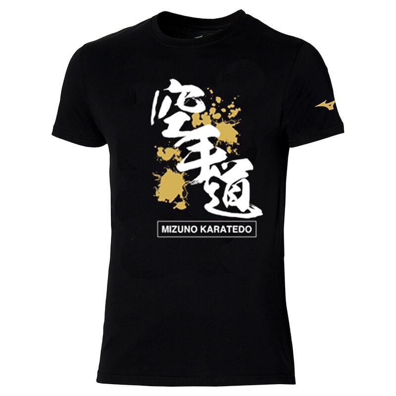 Black Women's Mizuno Karate Tee T Shirts | WDT837094