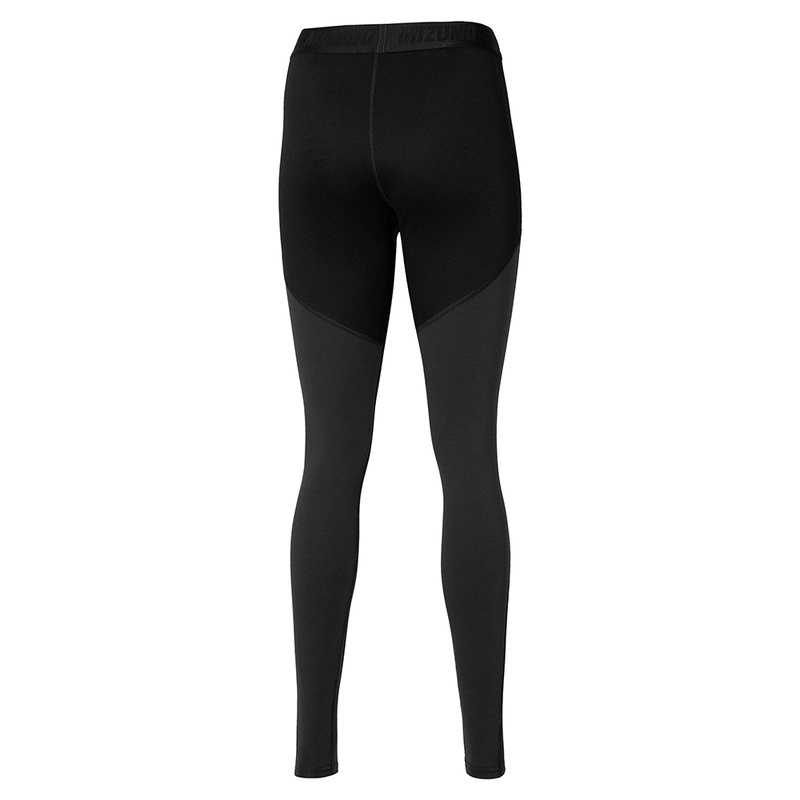 Black Women's Mizuno Merino Wool Long Tight | FEB439068