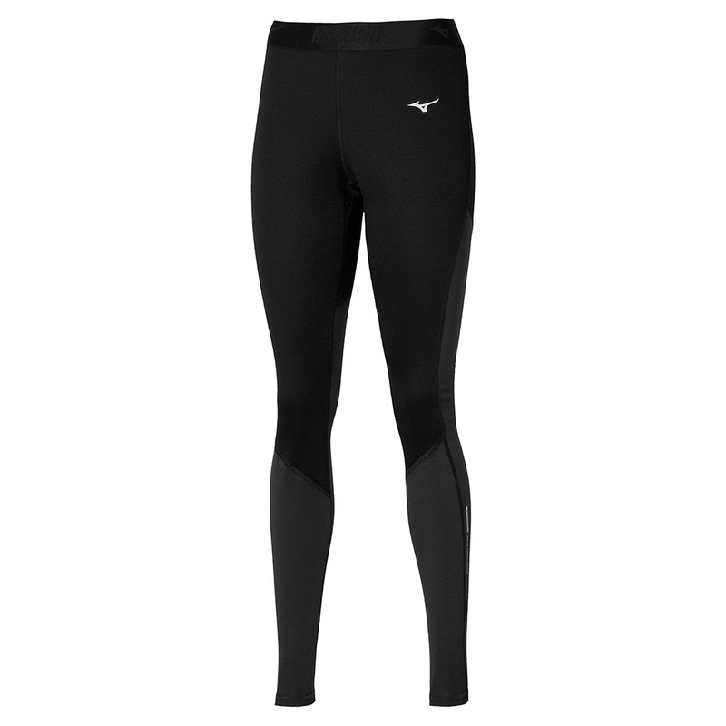 Black Women\'s Mizuno Merino Wool Long Tight | FEB439068