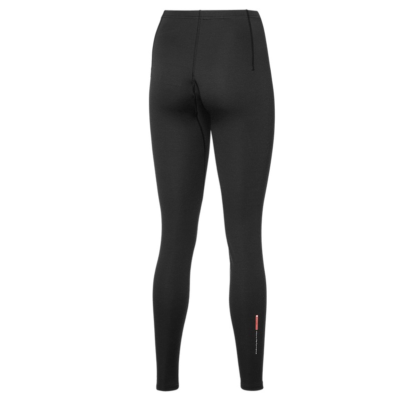 Black Women's Mizuno Mid Weight Long Tight | OBU756120