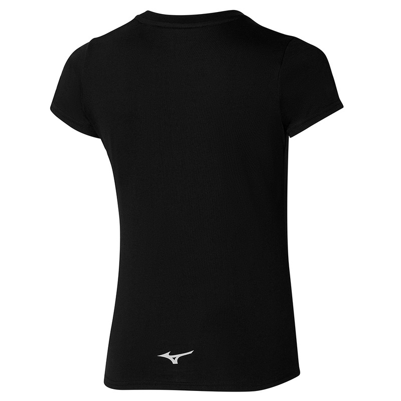 Black Women's Mizuno Rb Logo Tee T Shirts | NCJ607148