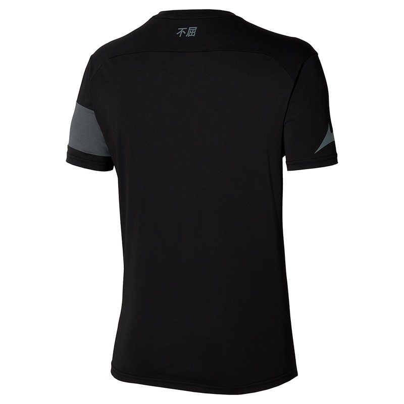 Black Women's Mizuno Sergio Ramos Casual Tee T Shirts | ZKG472513