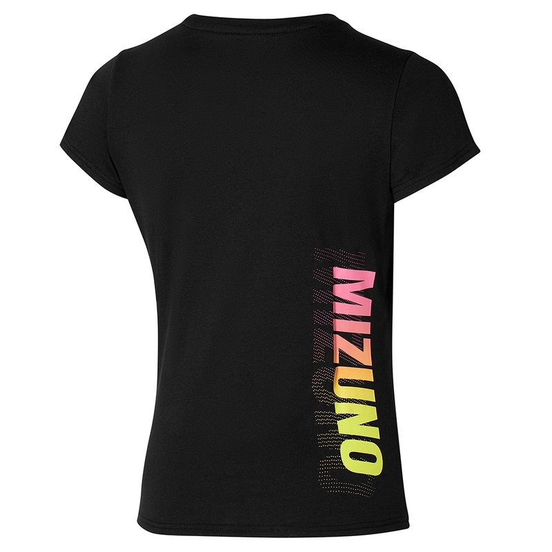 Black Women's Mizuno Tee T Shirts | WYU138207