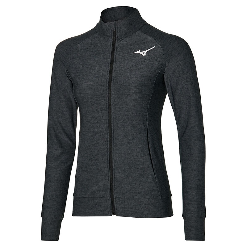 Black Women\'s Mizuno Training Jackets | DVZ875190