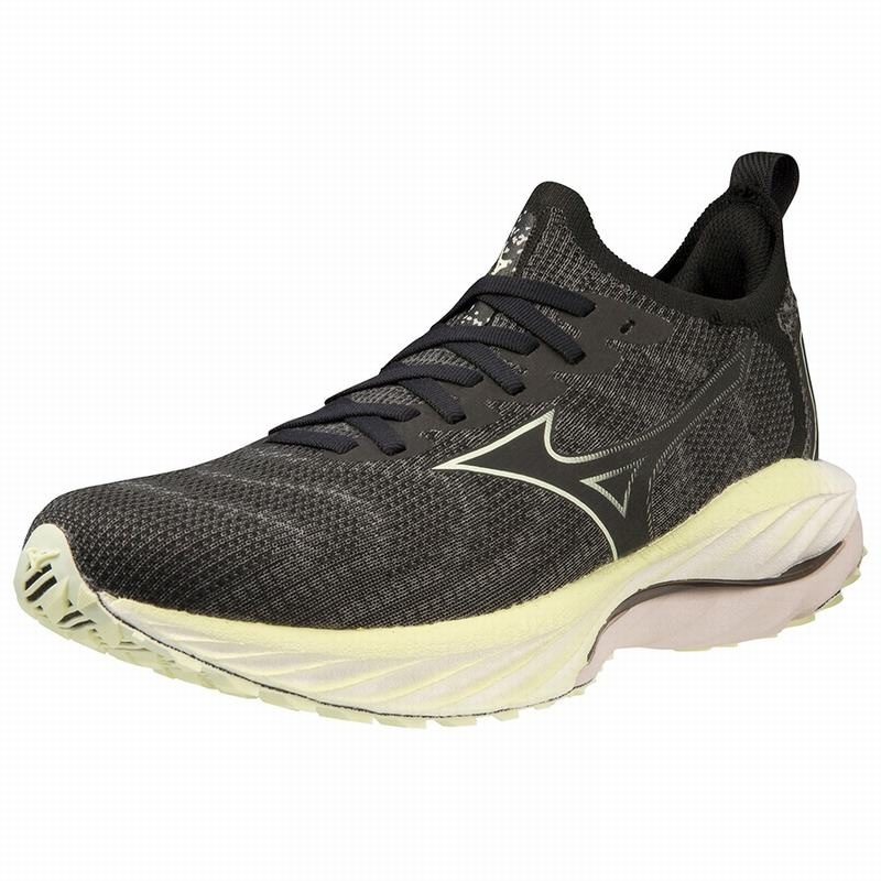 Black Women's Mizuno Wave Neo Wind Running Shoes | NXO395081