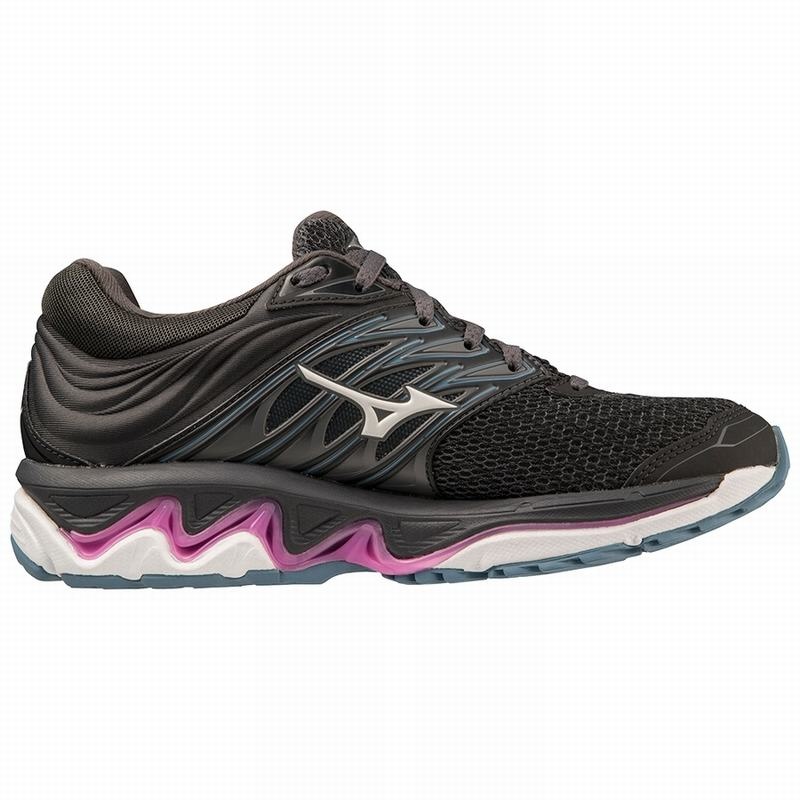 Black Women's Mizuno Wave Paradox 5 Running Shoes | MOD127350