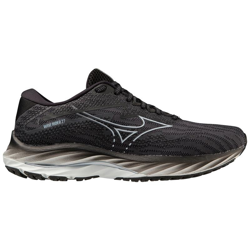 Black Women's Mizuno Wave Rider 27 Running Shoes | KLA351976