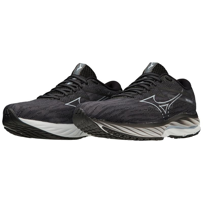 Black Women's Mizuno Wave Rider 27 Running Shoes | KLA351976