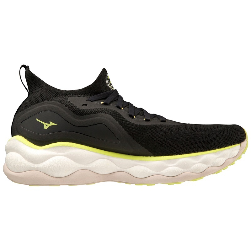 Black Yellow Men's Mizuno Wave Neo Ultra Running Shoes | CUT943805