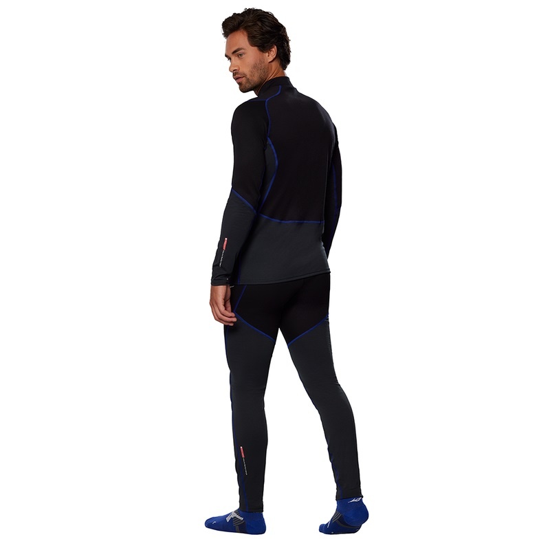 Black / Blue Men's Mizuno Merino Wool Long Tight | CIP241078