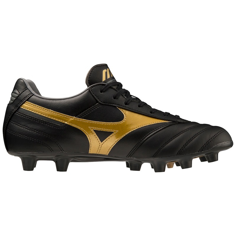 Black / Gold Women's Mizuno Morelia II Pro Football Boots | XAU597631