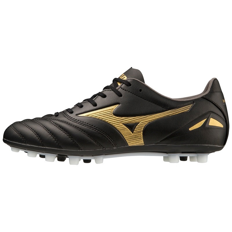 Black / Gold / Black Men\'s Mizuno Morelia Neo IV Pro Football Boots | IHQ925687