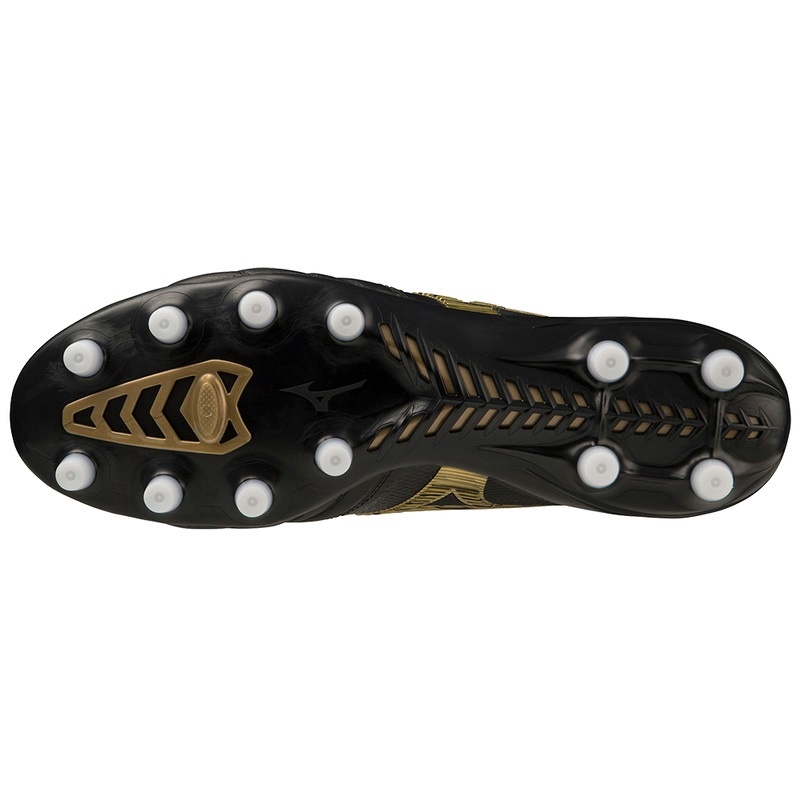 Black / Gold / Black Women's Mizuno Morelia Neo IV Beta Japan Football Boots | INO941253