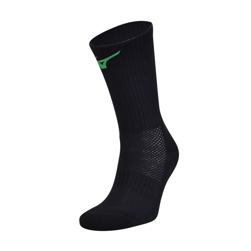 Black / Green Women\'s Mizuno Handball Pair Socks | GQF189230