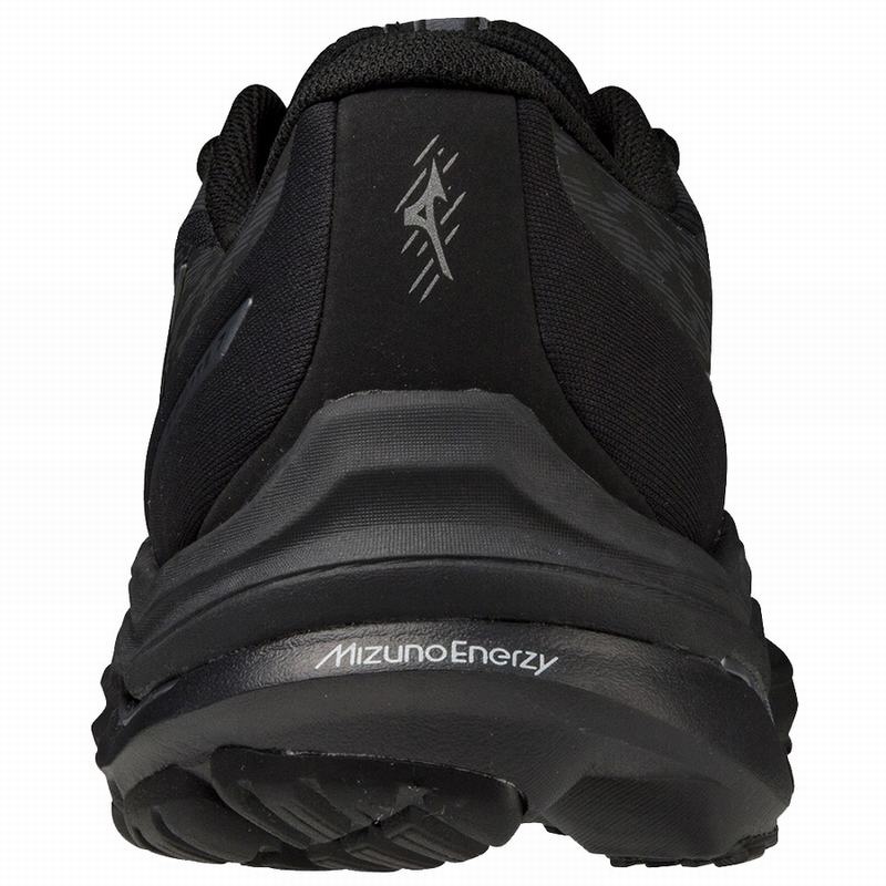 Black / Metal Grey Men's Mizuno Wave Equate 7 Running Shoes | XIN785629