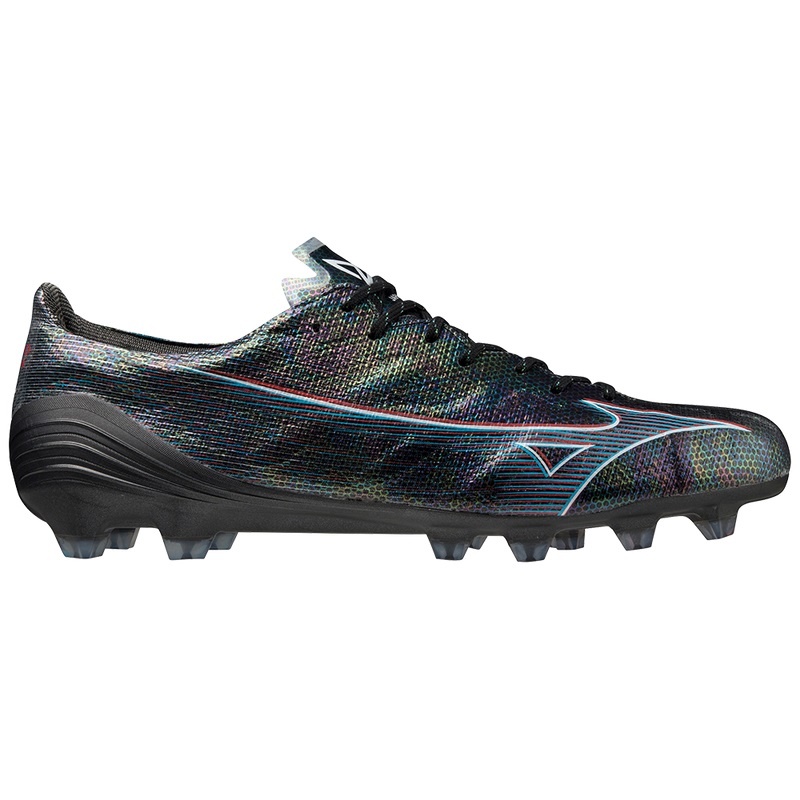 Black / Red Men's Mizuno Alpha Japan Football Boots | NLK104738