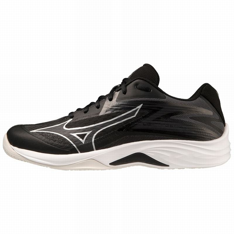 Black / Silver Men\'s Mizuno Lightning Star Z7 Jr Volleyball Shoes | SIN036794