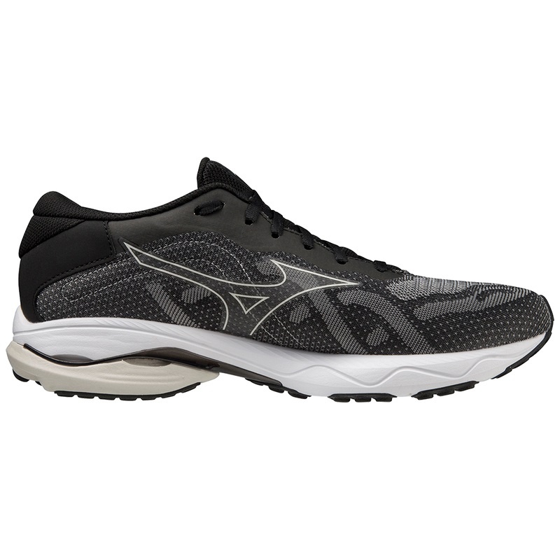 Black / Silver Men's Mizuno Wave Ultima 14 Running Shoes | UCF906842