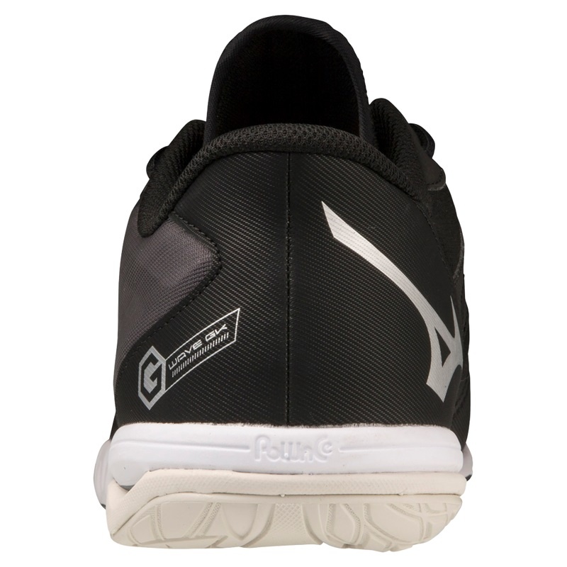 Black / Silver / White Men's Mizuno Wave Gk Handball Shoes | VBI985061