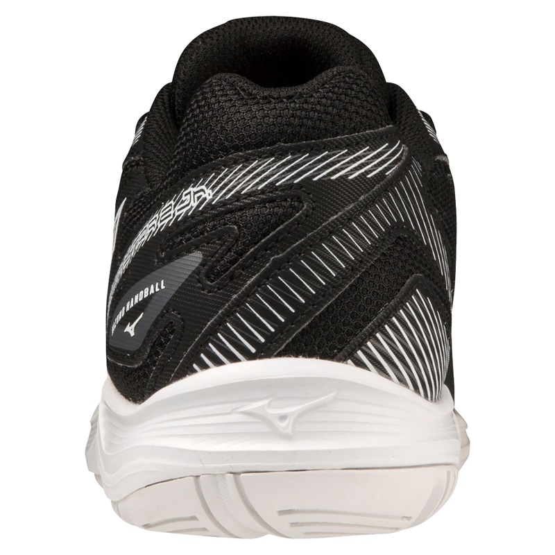 Black / White Men's Mizuno Stealth Star 2 Jr Handball Shoes | ZBL196437