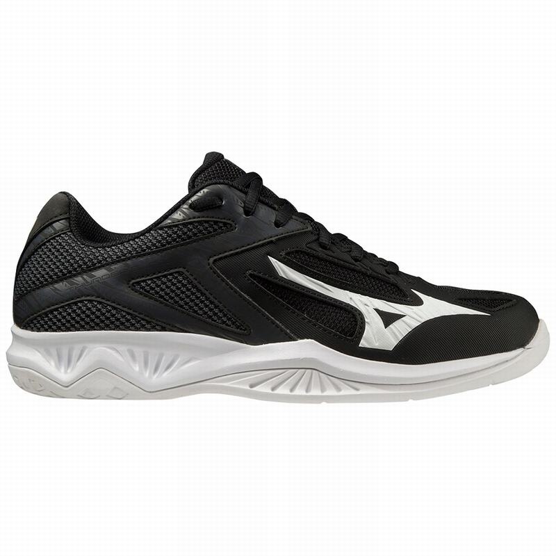 Black / White Men's Mizuno Thunder Blade 3 Handball Shoes | DLU027864