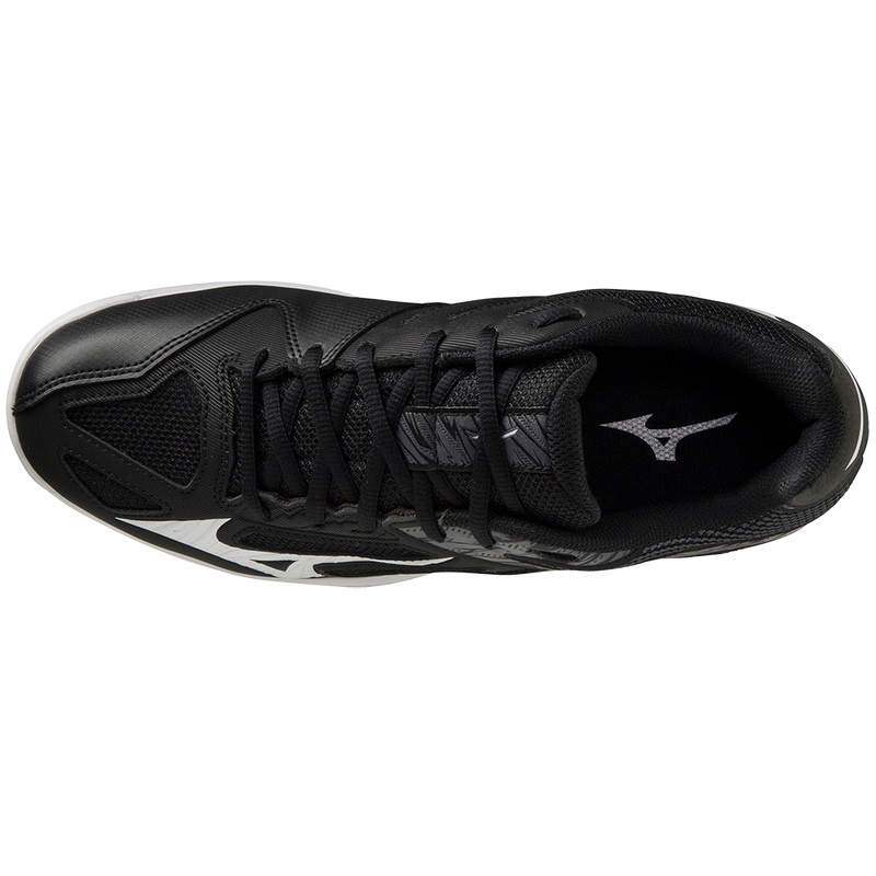 Black / White Men's Mizuno Thunder Blade 3 Handball Shoes | DLU027864