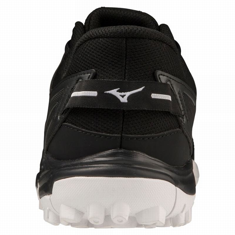 Black / White Men's Mizuno Wave Lynx 2 Hockey Shoes | ZYQ187325