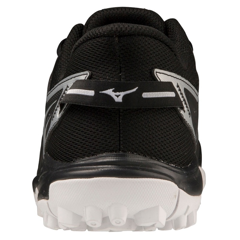 Black / White Men's Mizuno Wave Lynx 2 Jr. Hockey Shoes | MIO174025