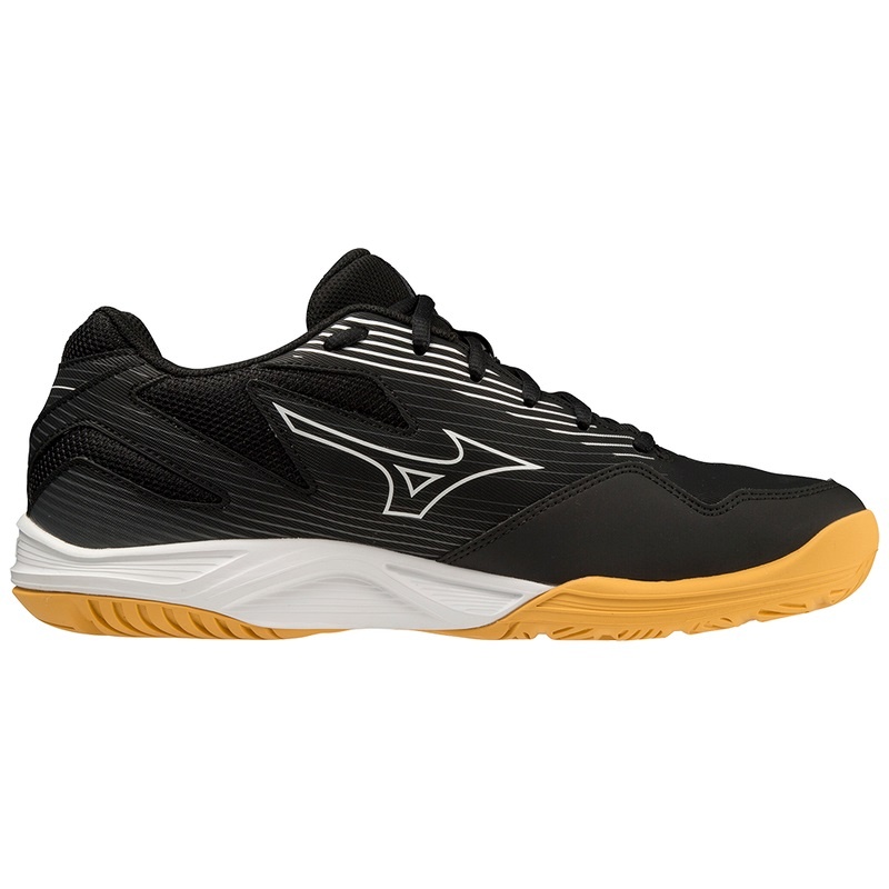 Black / White Women's Mizuno Cyclone Speed 4 Volleyball Shoes | VZP918237