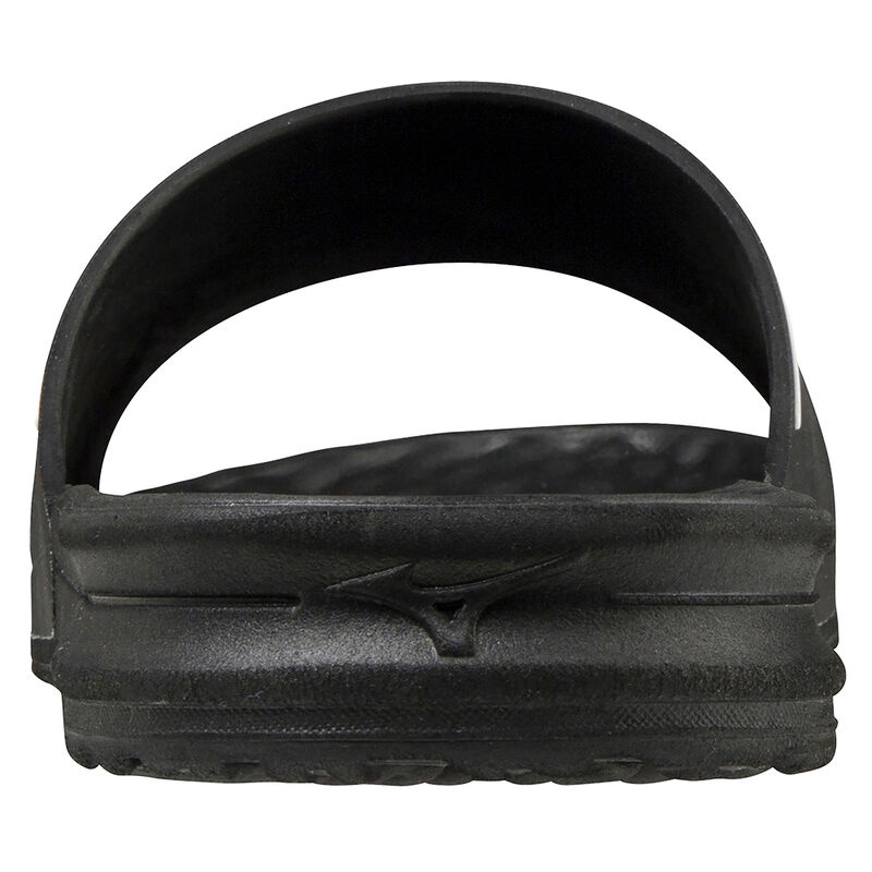 Black / White Women's Mizuno Relax Slide 2 Slides | GTN904861