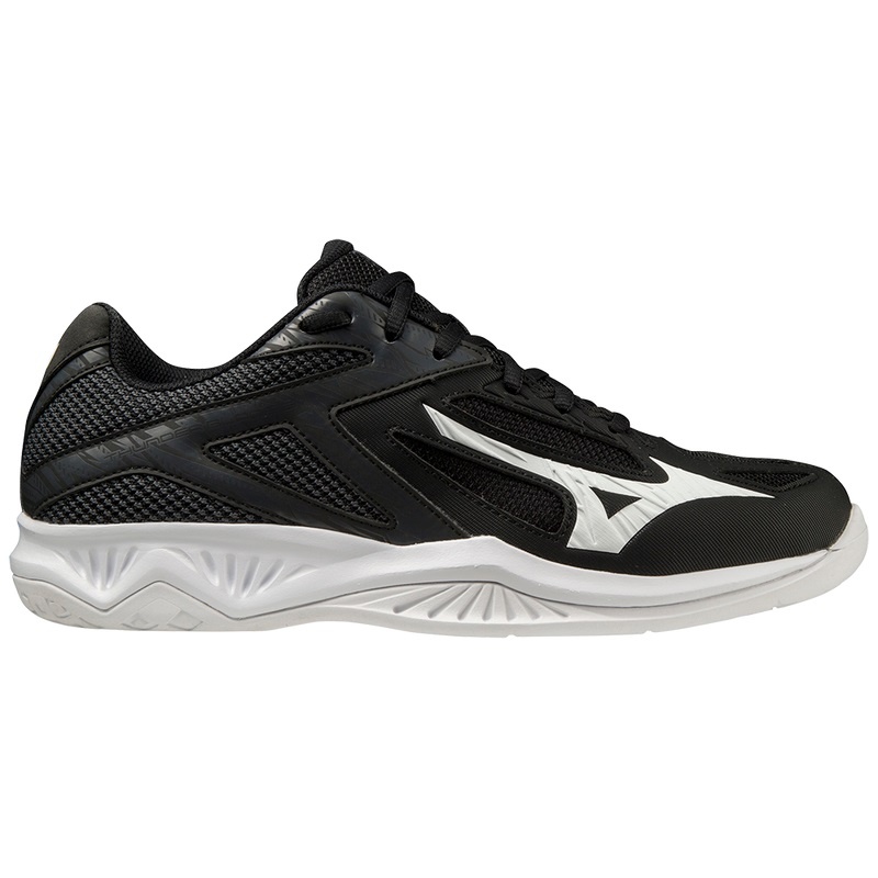 Black / White Women's Mizuno Thunder Blade 3 Handball Shoes | USQ081975