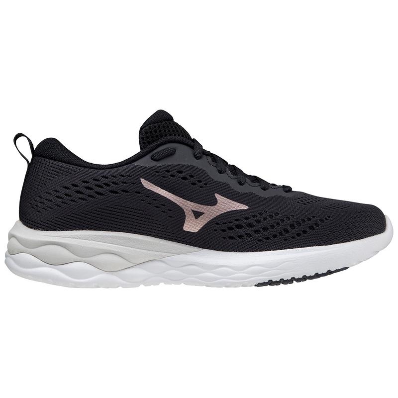 Black / White Women's Mizuno Wave Revolt 2 Training Shoes | GET897425