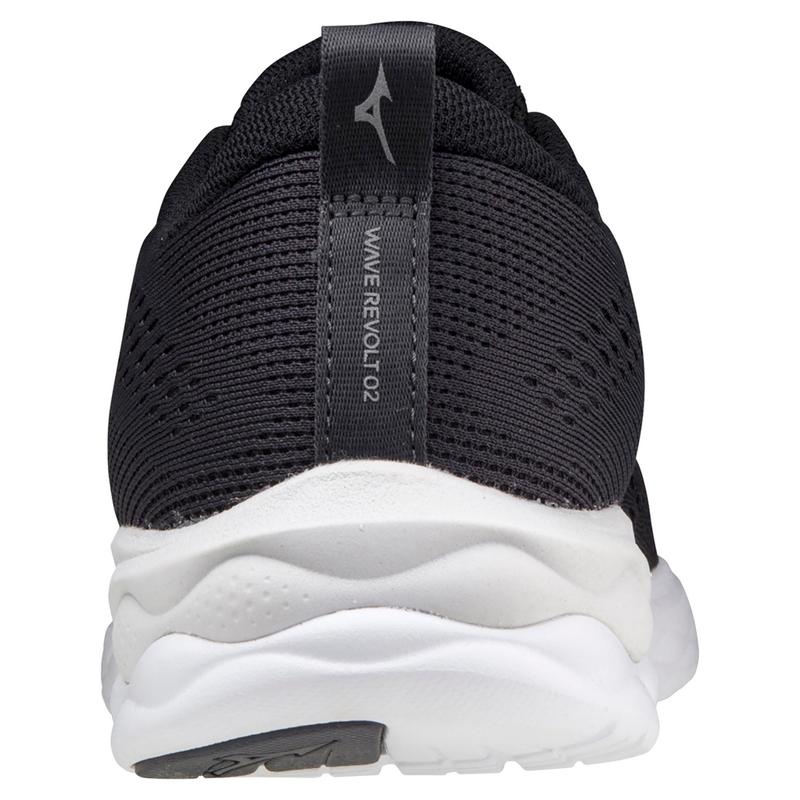 Black / White Women's Mizuno Wave Revolt 2 Training Shoes | GET897425