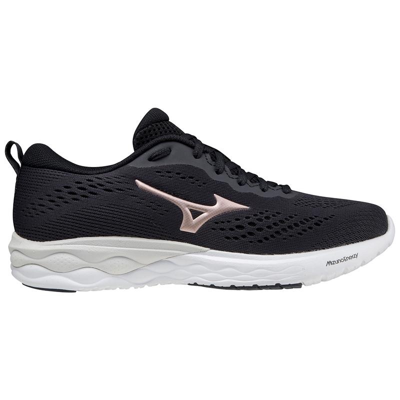 Black / White Women's Mizuno Wave Revolt 2 Training Shoes | GET897425