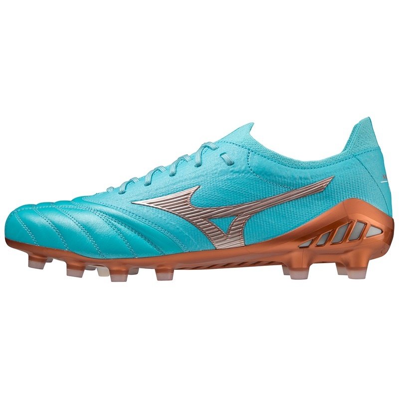 Blue Gold Men\'s Mizuno Morelia Neo III Beta Japan Football Boots | XMF957283