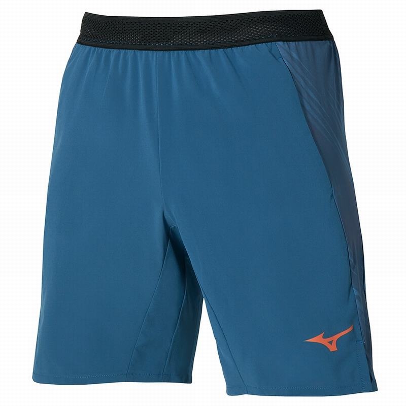 Blue Men\'s Mizuno 8 In Amplify Shorts | RDZ493208