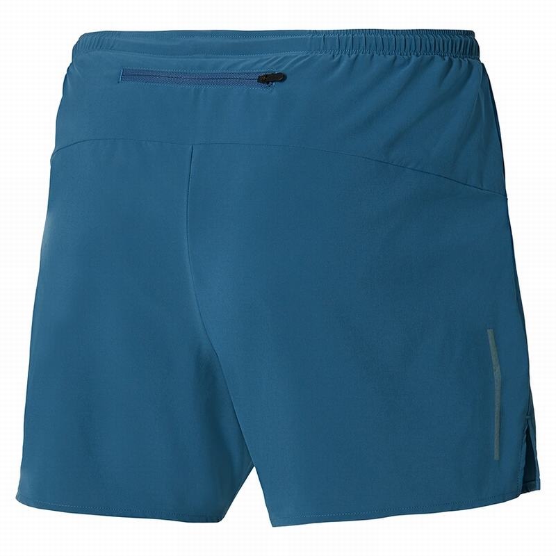 Blue Men's Mizuno Aero 4.5 Shorts | SZN702356