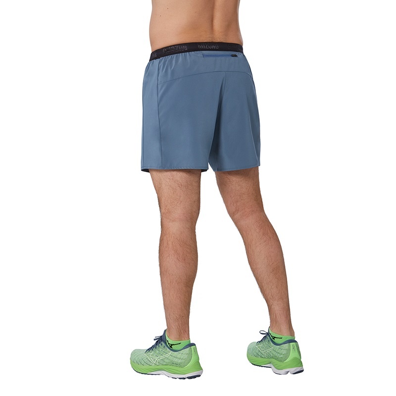 Blue Men's Mizuno Alpha 5.5 Shorts | VNQ810649