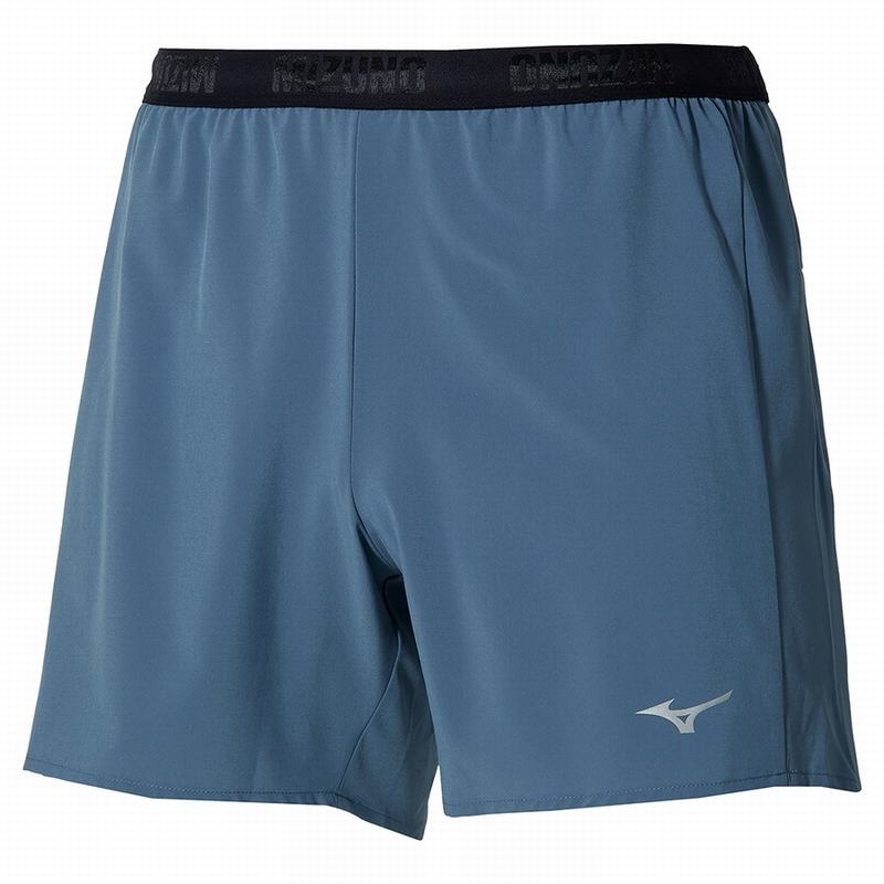 Blue Men\'s Mizuno Alpha 5.5 Shorts | VNQ810649