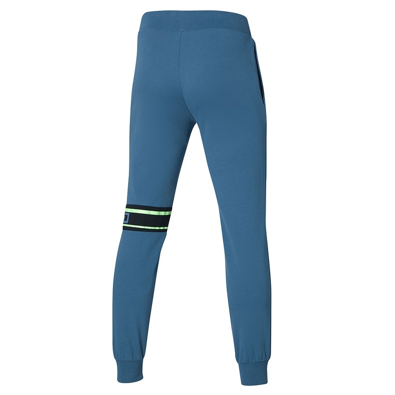 Blue Men's Mizuno Athletics Sweat Pants | PJM512879